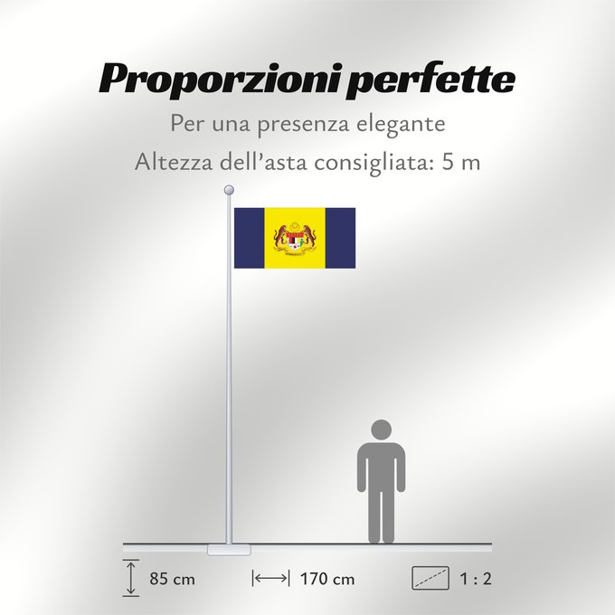 Proporzioni della bandiera: Putrajaya	Putrajaya, Malaysia	Putrajaya 