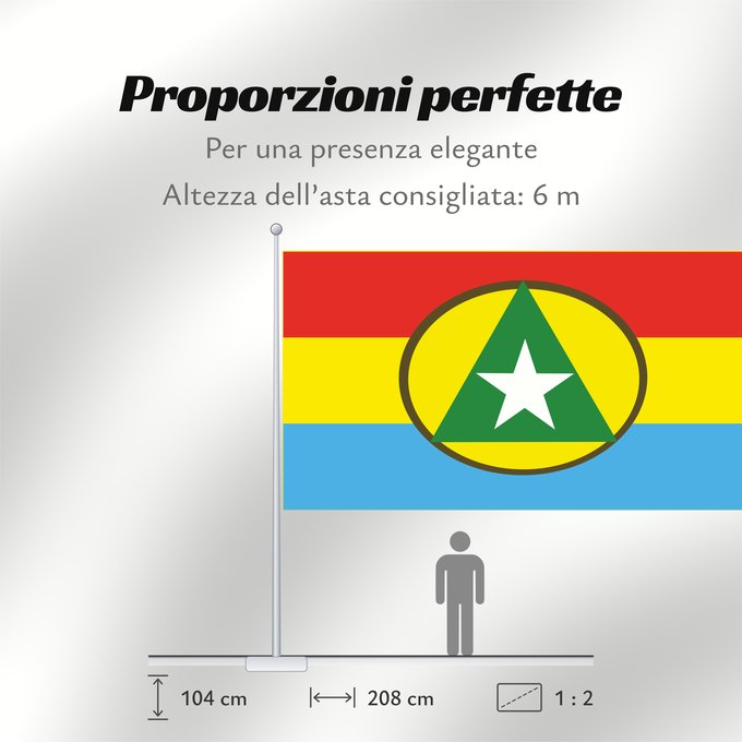 Proporzioni della bandiera: Cabinda