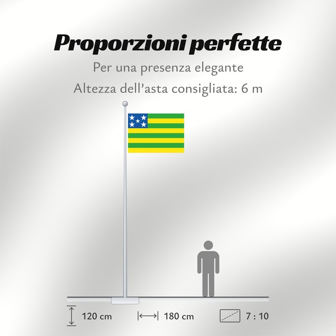 Proporzioni della bandiera: Goiás