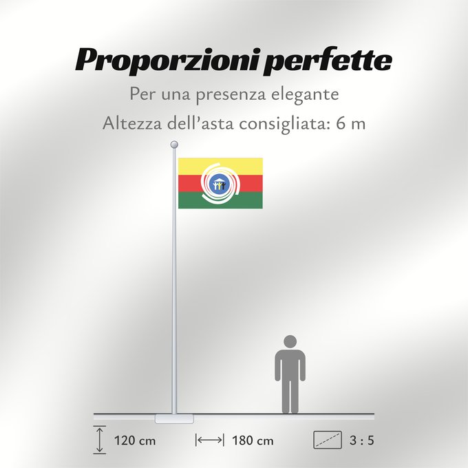Proporzioni della bandiera: Araguaina Tocantins Brasil	Araguaína	Município de Araguaína no Estado do Tocantins