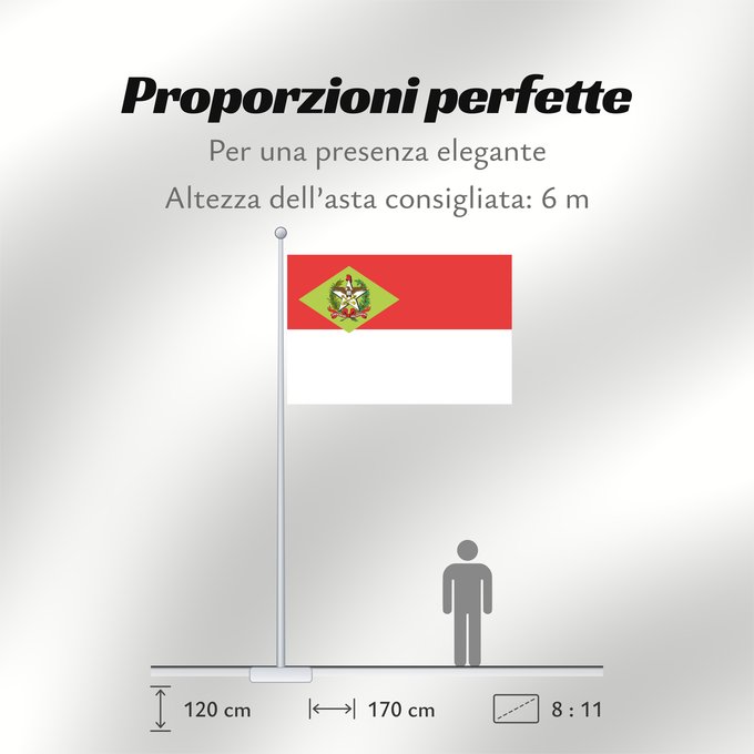 Proporzioni della bandiera: Santa Catarina