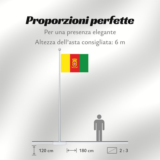Proporzioni della bandiera: Hualqui