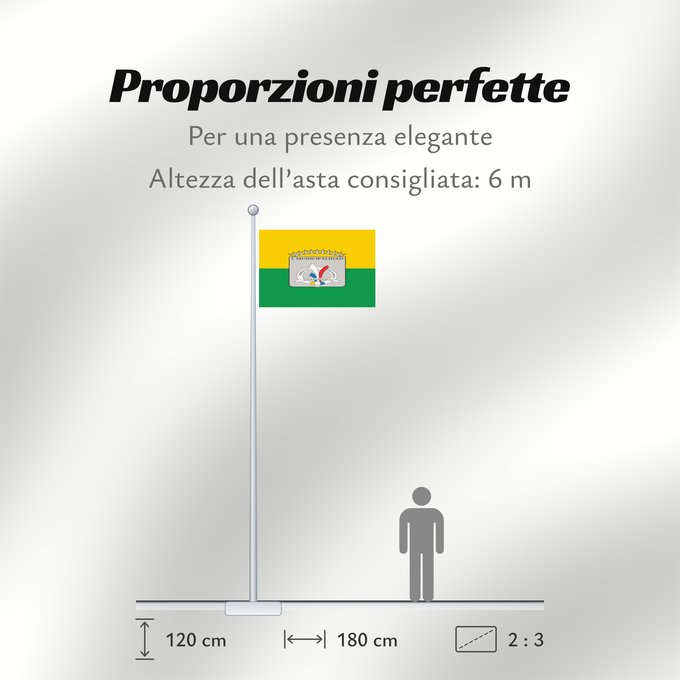 Proporzioni della bandiera: Independencia, Chile