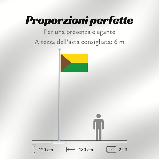 Proporzioni della bandiera: Acevedo Huila Acevedo (Huila) Municipio de Acevedo Huila