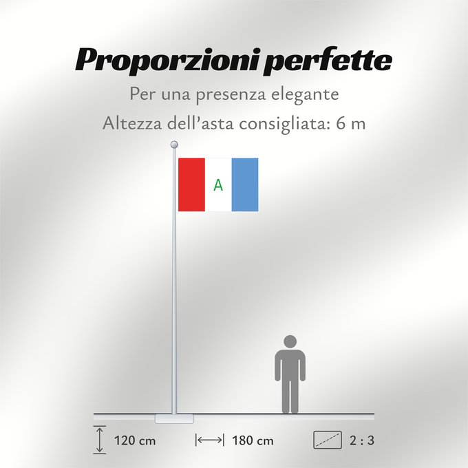 Proporzioni della bandiera: Aldana	Aldana, Columbia	Aldana, Kolumbien