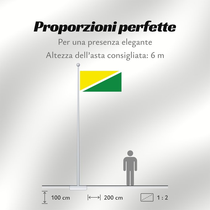 Proporzioni della bandiera: Anorí