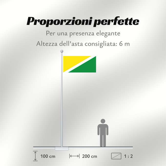 Proporzioni della bandiera: Campamento