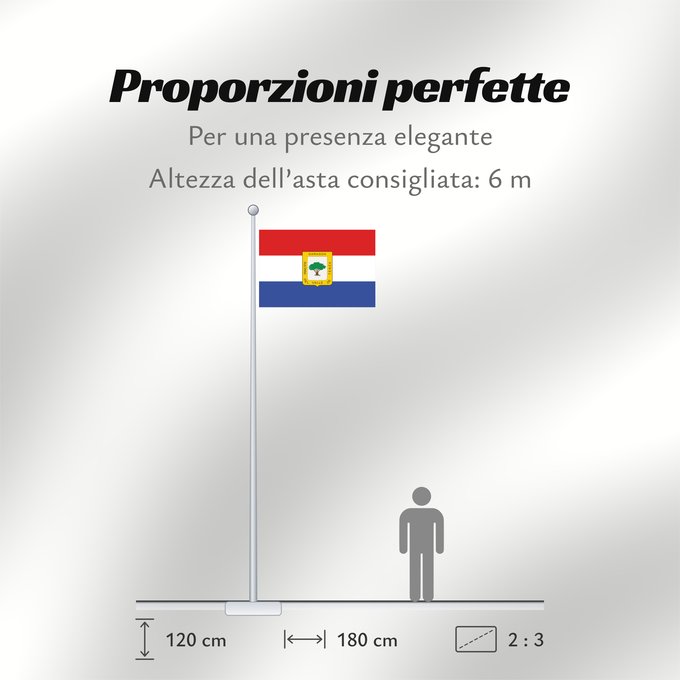 Proporzioni della bandiera: Garagoa	Garagoa, Colombia