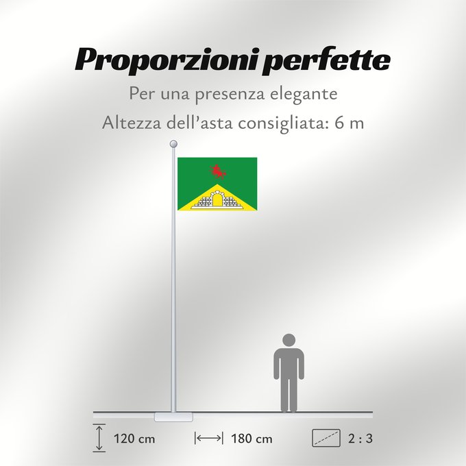 Proporzioni della bandiera: Pore Casanare Pore (Casanare) Municipio de Pore Casanare