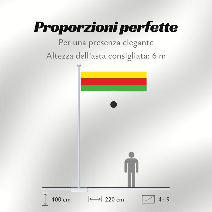 Proporzioni della bandiera: Quinchía Municipio de Quinchía, Risaralda