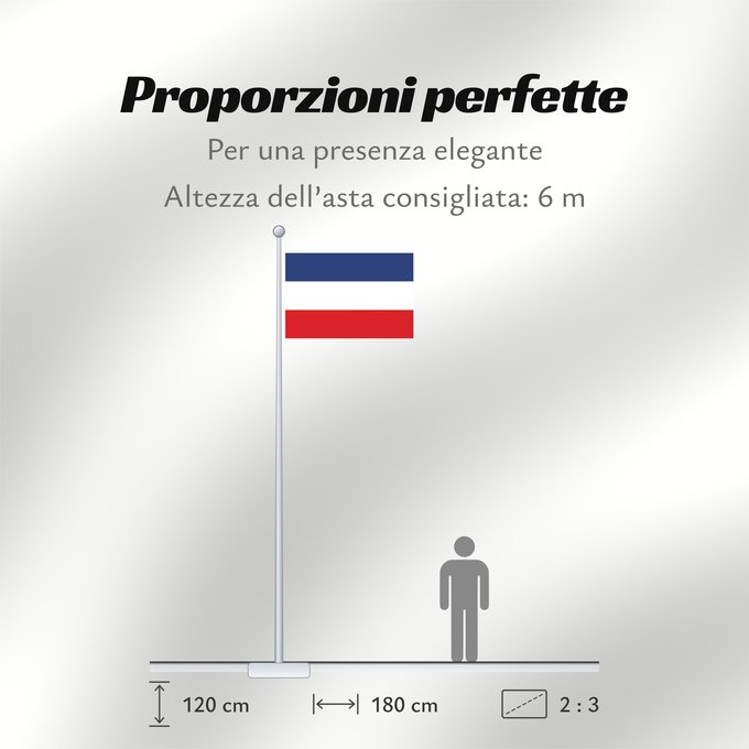 Proporzioni della bandiera: Valledupar	Valledupar, Colombia