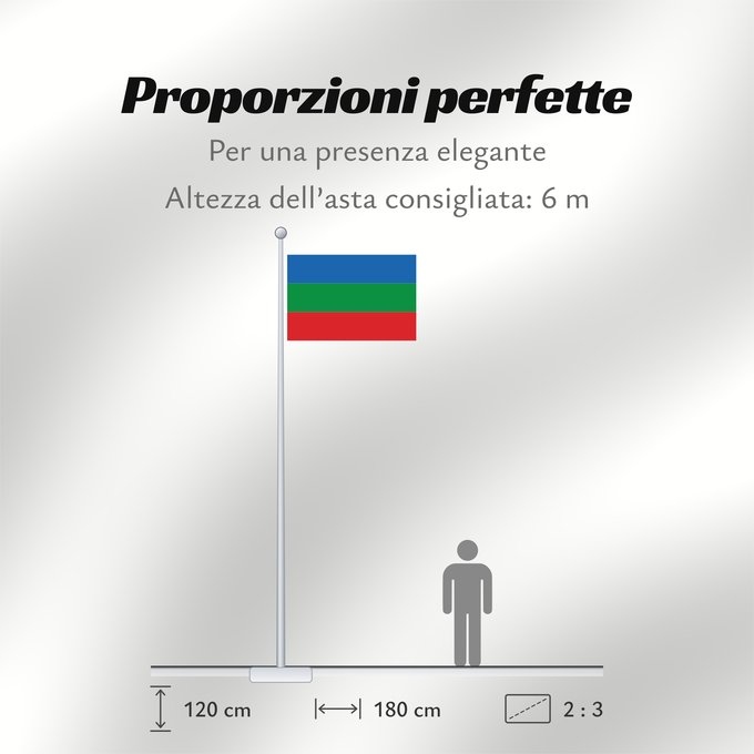 Proporzioni della bandiera: Villavicencio