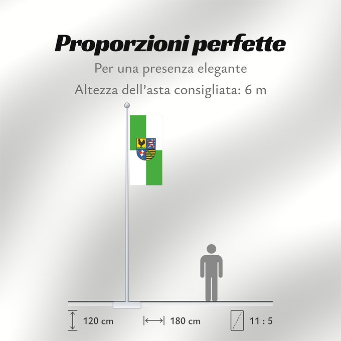 Proporzioni della bandiera: Landkreis Schmalkalden-Meiningen German district of Schmalkalden-Meiningen Schmalkalden-Meiningen Landkreises Schmalkalden-Meiningen Die Flagge des Landkreises Schmalkalden-Meiningen ist grün-weiß geviert und trägt in der Mitte das Kreiswappen
