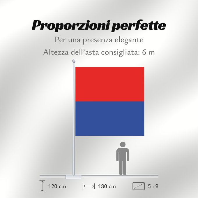 Proporzioni della bandiera: Cotopaxi	Provincia de Cotopaxi