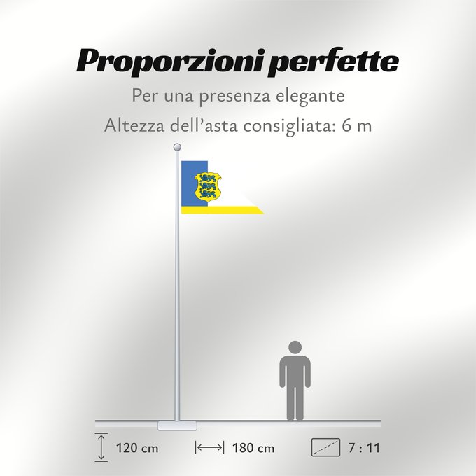 Proporzioni della bandiera: Estonia - Major General Estonian Major General Drapeau de grade de Major Général d'Estonie Bandera de rango de Mayor General de Estonia Estland Rangflagge eines Generalmajors Bandiera di grado di Maggiore Generale dell'Estonia