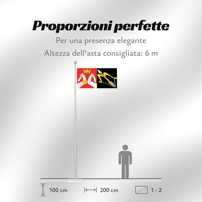 Proporzioni della bandiera: Itä-Suomen lääni
