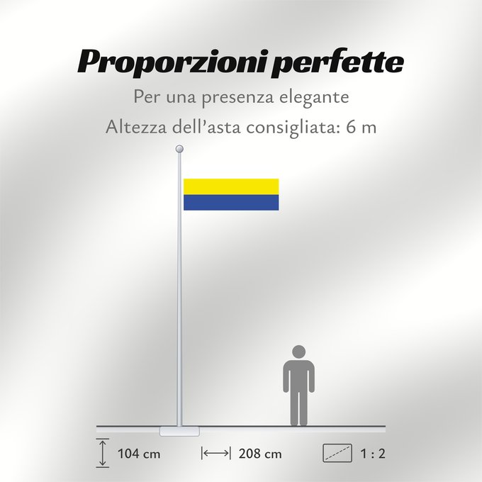 Proporzioni della bandiera: Bakar	Croatian municipality of Bakar
