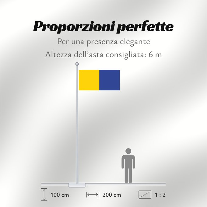 Proporzioni della bandiera: County Clare	Comté de Clare	Condado de Clare	Contea di Clare