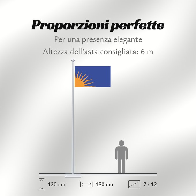 Proporzioni della bandiera: Sunburst	Modern design of the Irish nationalist  Sunburst flag