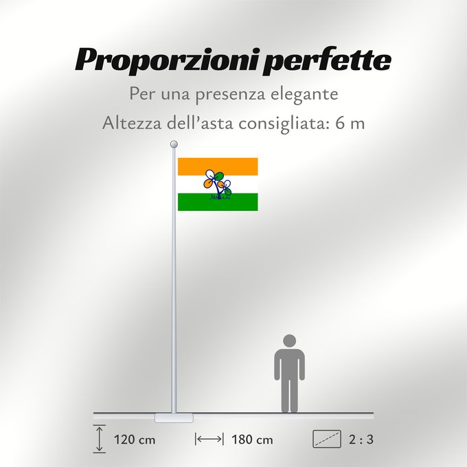 Proporzioni della bandiera: All India Trinamool Congress	All India Trinamool Congress  political party
