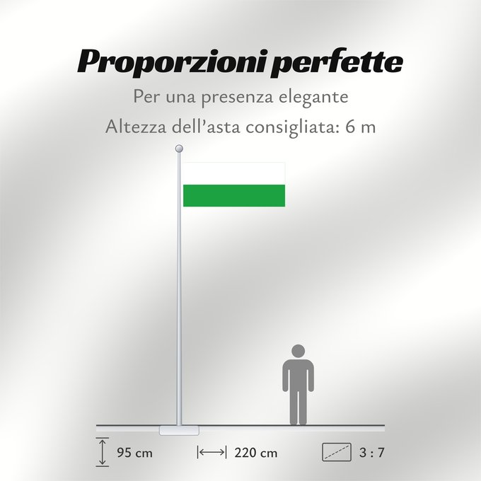 Proporzioni della bandiera: Tehga