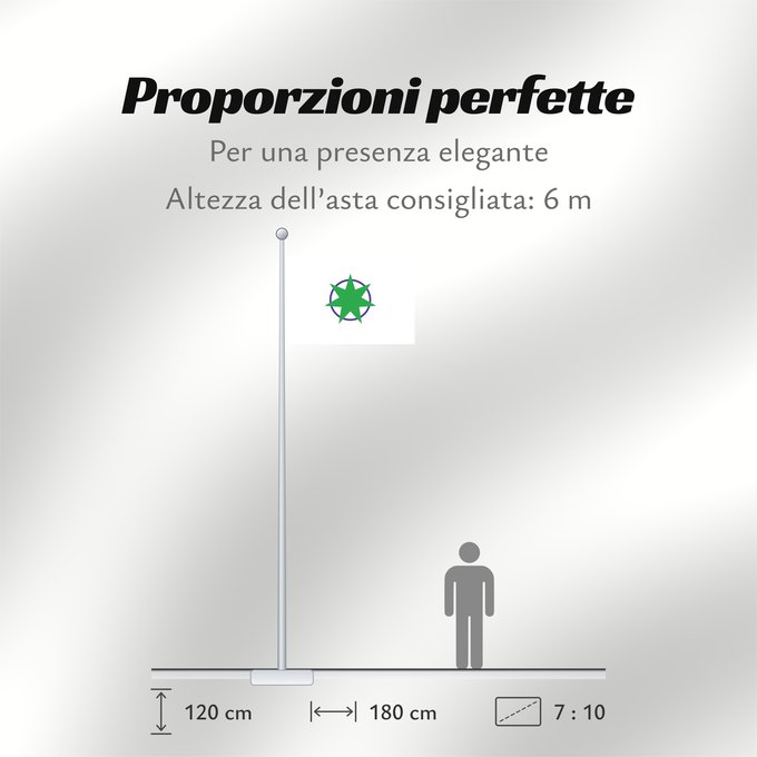 Proporzioni della bandiera: Aomori