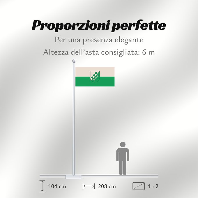Proporzioni della bandiera: Sigulda Sigulda, Latvia Siguldas pilsētas Прапор Сігулди