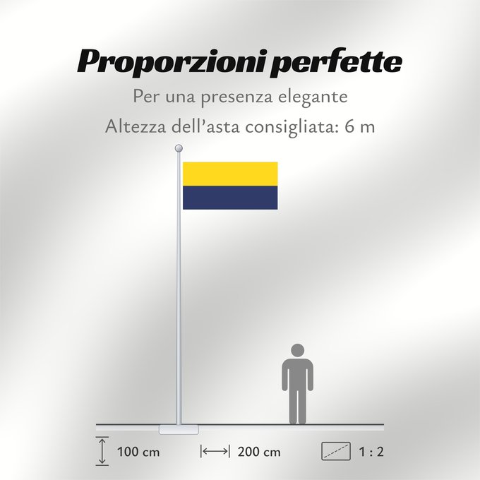 Proporzioni della bandiera: Perlis	Perlis, Malaysia