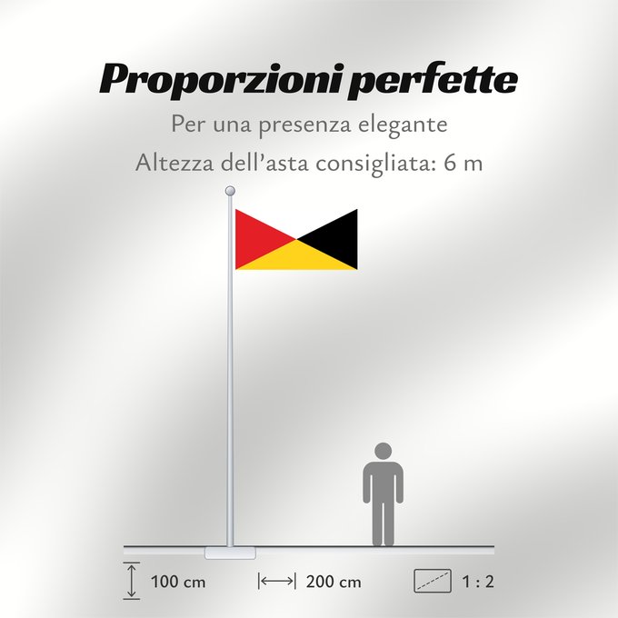 Proporzioni della bandiera: Naval Ensign of the Federated Malay States