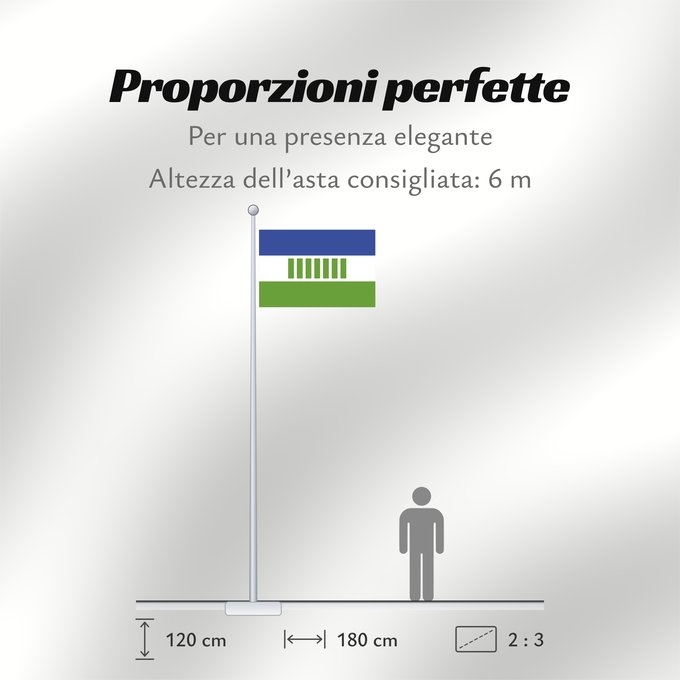 Proporzioni della bandiera: Ovamboland	L Ovamboland