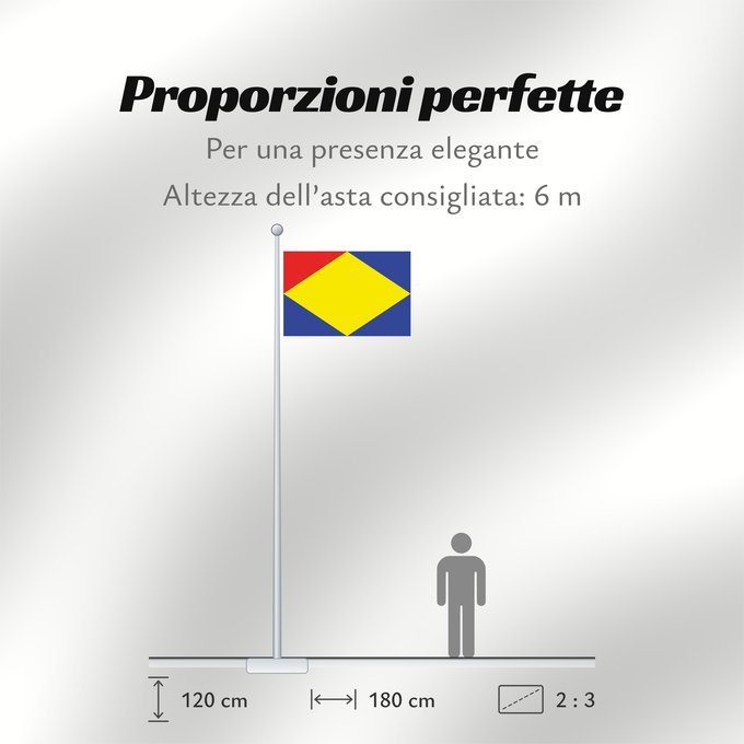 Proporzioni della bandiera: Brouwershaven	Brouwershaven (1961-1997)