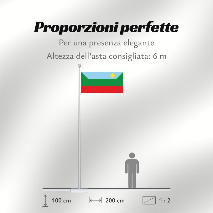 Proporzioni della bandiera: Chachapoyas Llaqta wiphala