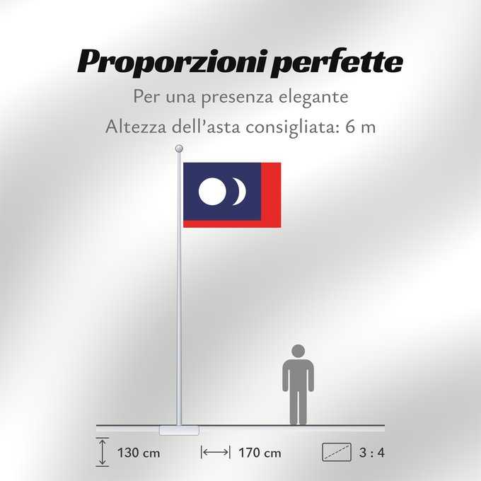 Proporzioni della bandiera: Blue Ground White Sun and Moon	Blue Ground	Drapeau sur fond bleu avec soleil et lune blancs (République de Taïwan, Gouvernement provisoire à Tokyo)	Bandera de Fondo Azul con Sol y Luna Blancos (República de Taiwán, Gobierno Provisional en Tokio)	Flagge au