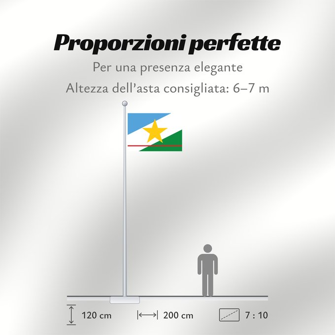 Proporzioni della bandiera: Roraima