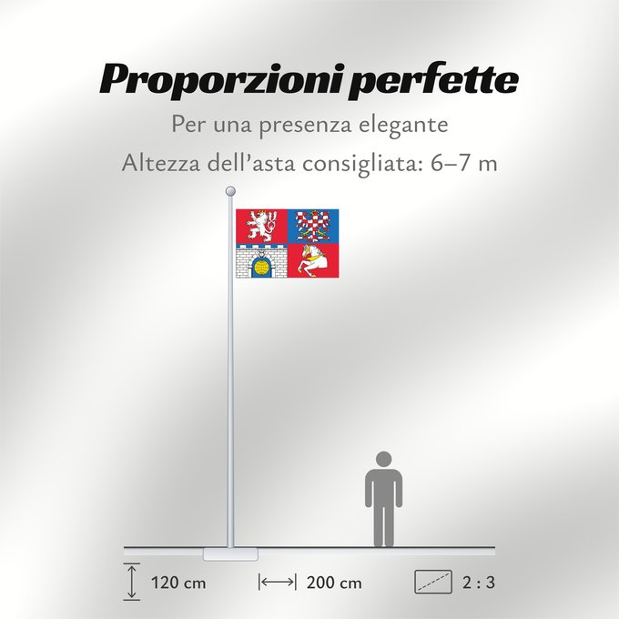 Proporzioni della bandiera: Pardubice Region	Région de Pardubice	Región de Pardubice	Region Pardubice	Pardubice Regione
