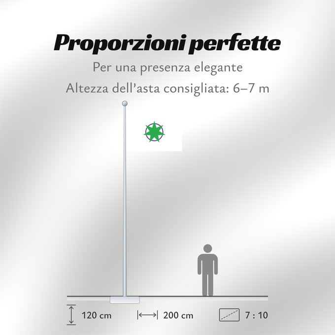 Proporzioni della bandiera: Aomori