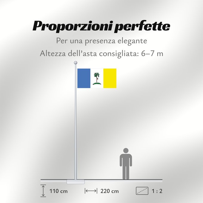 Proporzioni della bandiera: Pulau Pinang