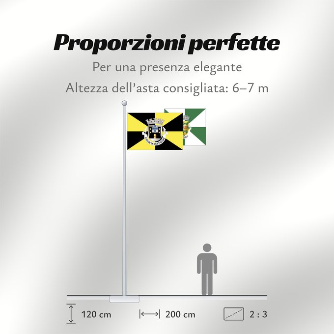Proporzioni della bandiera: Portalegre