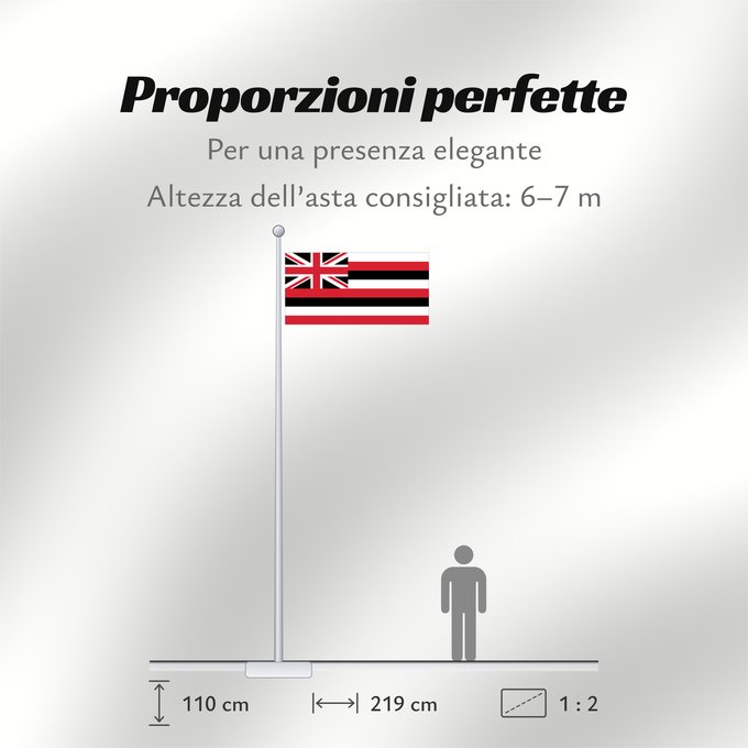 Proporzioni della bandiera: Hawaii	D Hawaï	Hawái	Banniel Hawaii	ᎭᏩᏱ ᎦᏓᏘ	Ka hae Hawaiʻi	夏哇夷 州의 旗 / 하와이 주의 기	Havaii	Hawáai Hahoodzo bidah naatʼaʼí	Флаг Гавайев	Američke savezne države Havaji