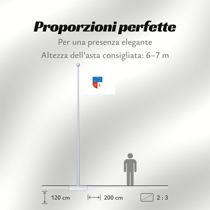 Proporzioni della bandiera: Colonia Department Colonia département de Colonia