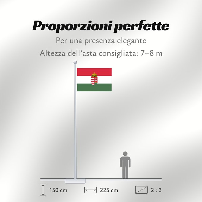 Proporzioni della bandiera: Hungary	Hongrie	Hungría	Ungarn	Dell Ungheria	Hongarije	Hungria	Banniel Hungaria	Ungarns	Hungario	Ungari lipp	Unkarin	HUngáire	Magyarország	Hungaria	Hungariae	Tal-Ungerija	Styago Ungariya	Ungariei	Madžarske	Ungerns	Stän Macaräna