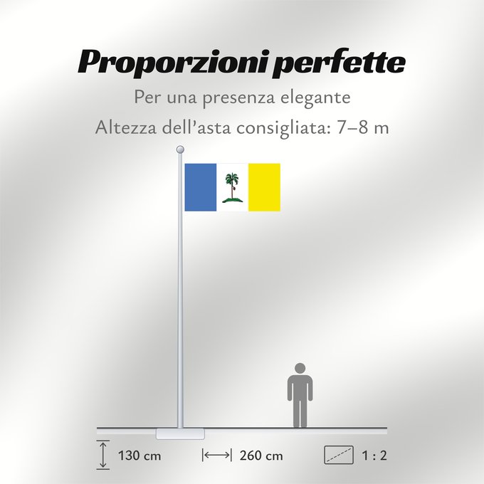 Proporzioni della bandiera: Pulau Pinang