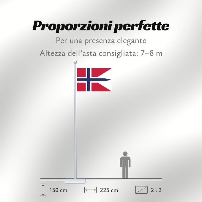 Proporzioni della bandiera: Norway	Norvège	Noruega	Norwegen	Norvegia	Noorwegen	Norwegii	Þjóðfáni Noregs	Banniel Norvegia	Norska	Norwy	Norges	Norvegio	Noregs	Norveške	Norski fáninn	Norvegiae	Norges flagg	Det norske flagget	Norgga leavga	Stän Norgäna