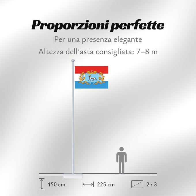 Proporzioni della bandiera: Samara Oblast oblast de Samara Óblast de Samara Oblast Samara
