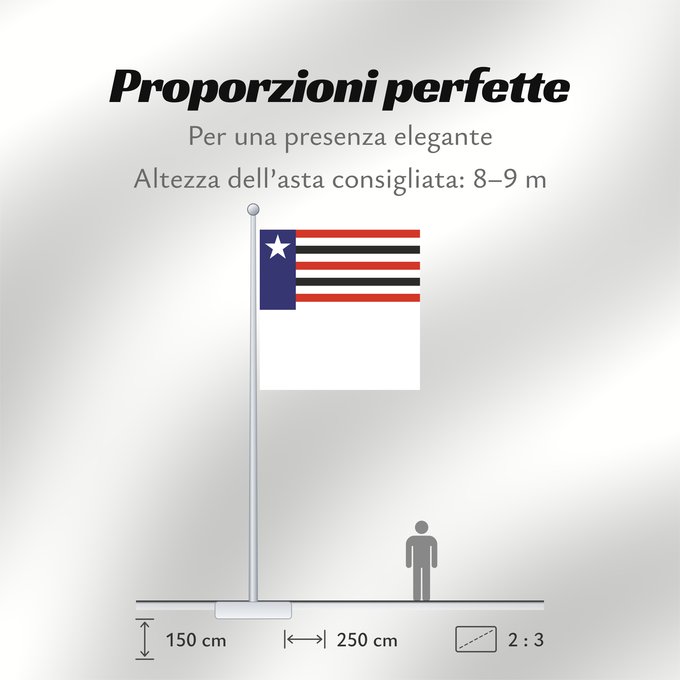 Proporzioni della bandiera: Maranhão