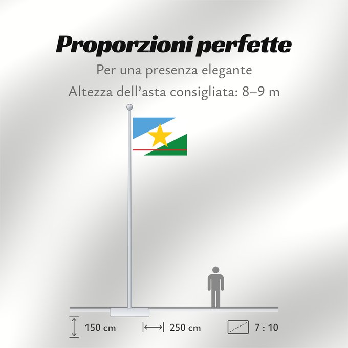 Proporzioni della bandiera: Roraima