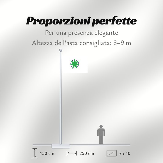 Proporzioni della bandiera: Aomori