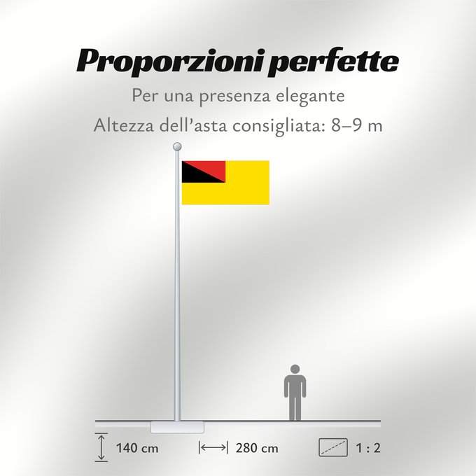 Proporzioni della bandiera: Negeri Sembilan	Negeri Sembilan, a state of Malaysia