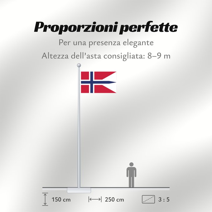 Proporzioni della bandiera: Norway	Norvège	Noruega	Norwegen	Norvegia	Noorwegen	Norwegii	Þjóðfáni Noregs	Banniel Norvegia	Norska	Norwy	Norges	Norvegio	Noregs	Norveške	Norski fáninn	Norvegiae	Norges flagg	Det norske flagget	Norgga leavga	Stän Norgäna