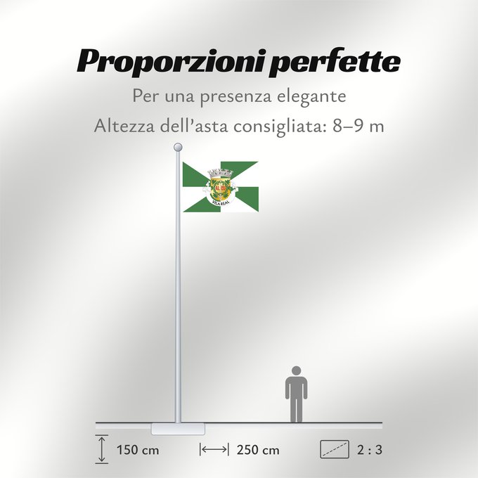 Proporzioni della bandiera: Vila Real